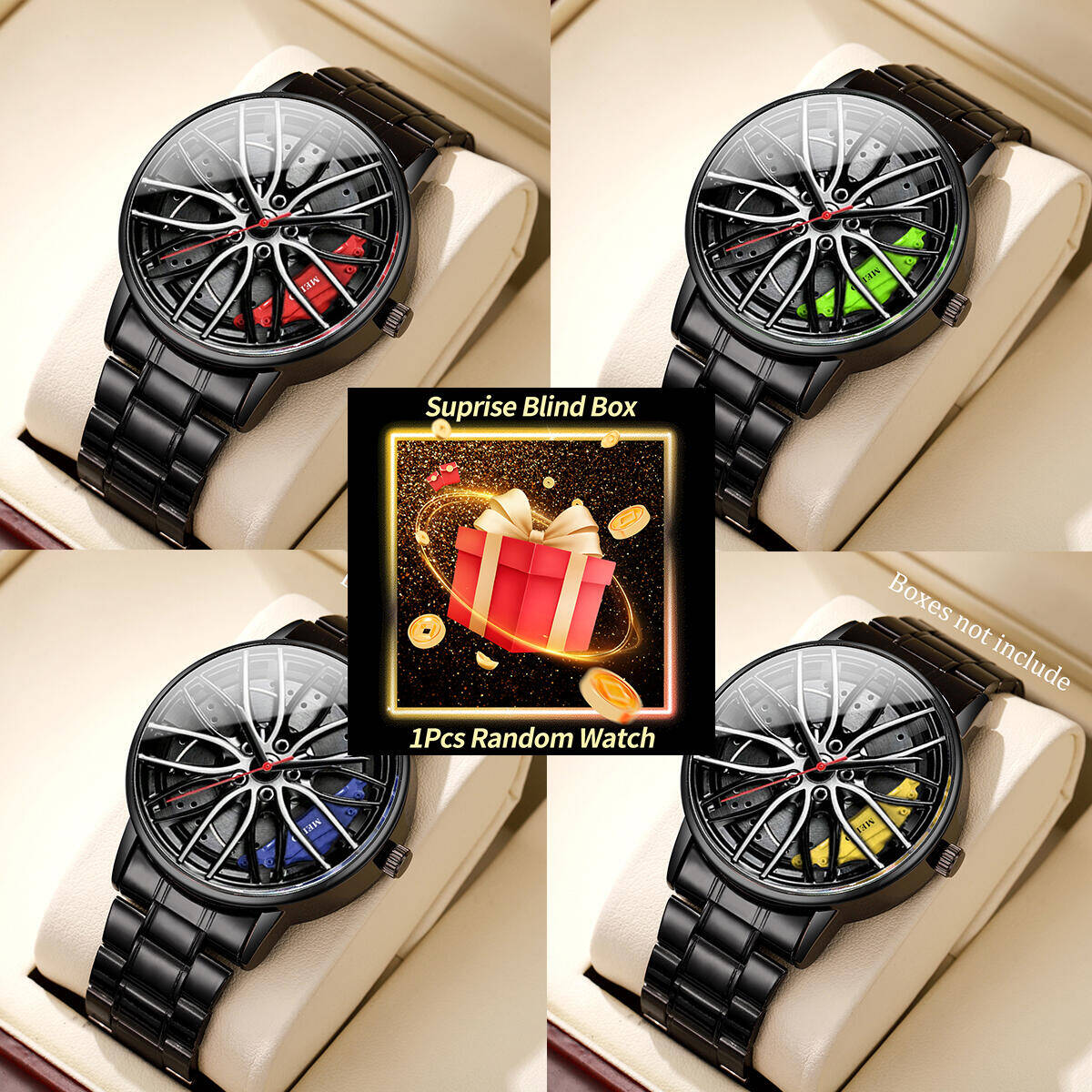 Watch Accessories - 1pc surpresa mistério relógio caixa cega-moda