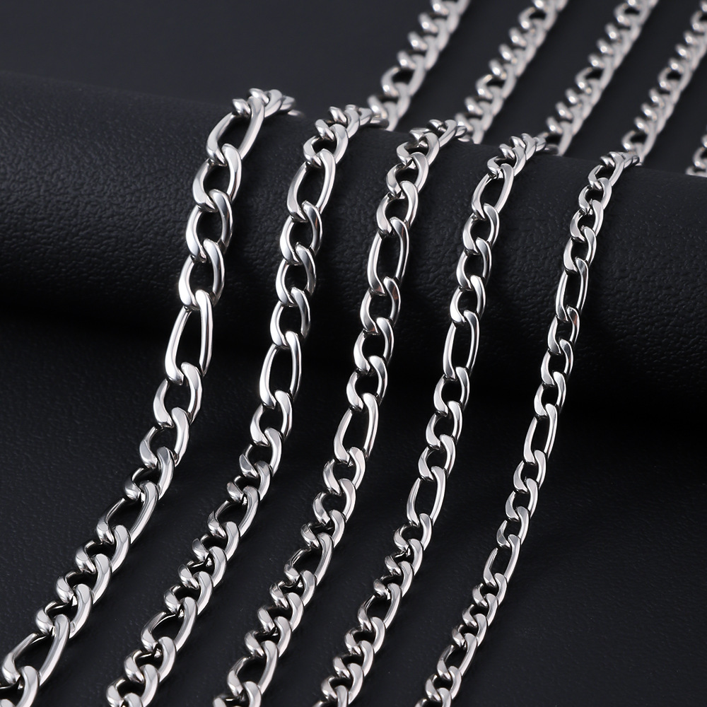 Cuban Link Chain 12Mm - Corrente Figaro de aço inoxidável 316L