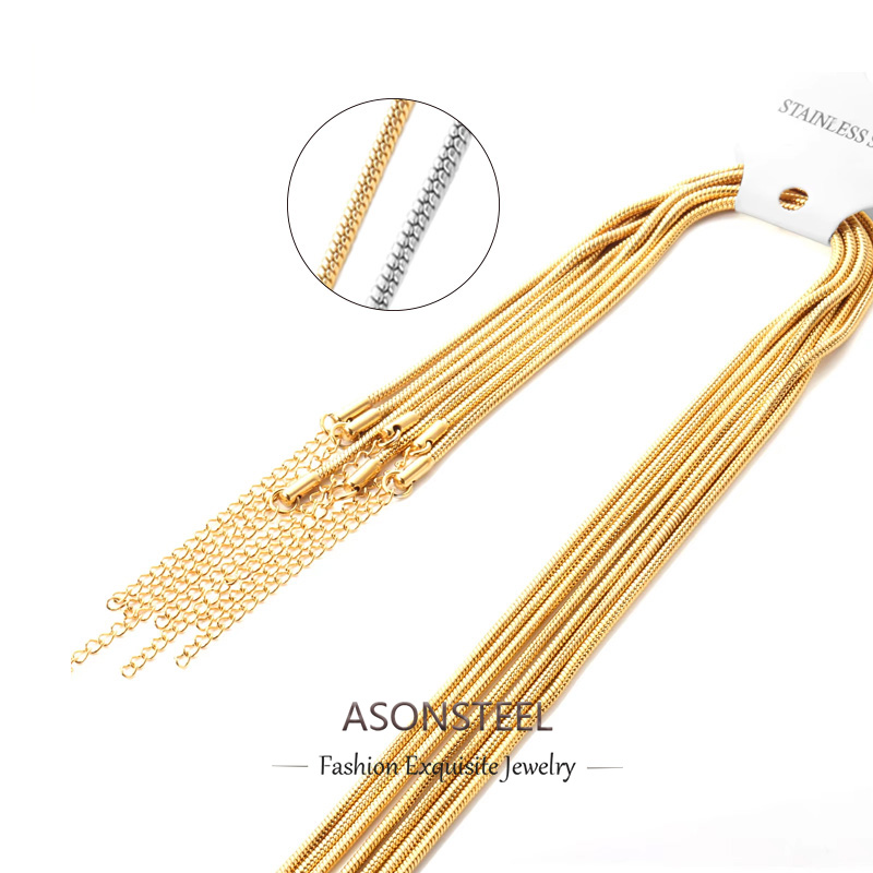 Cuban Link Chain 12Mm - Asonsteel 10 pçs/lote boho cobra chian