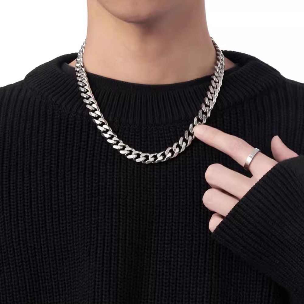 Cuban Link Chain 12Mm - 3/5/7mm corrente de ligação cubana de
