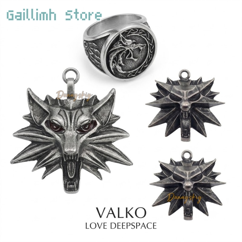 Anime Pendant Necklace - Colar de Dentes de Lobo Valko