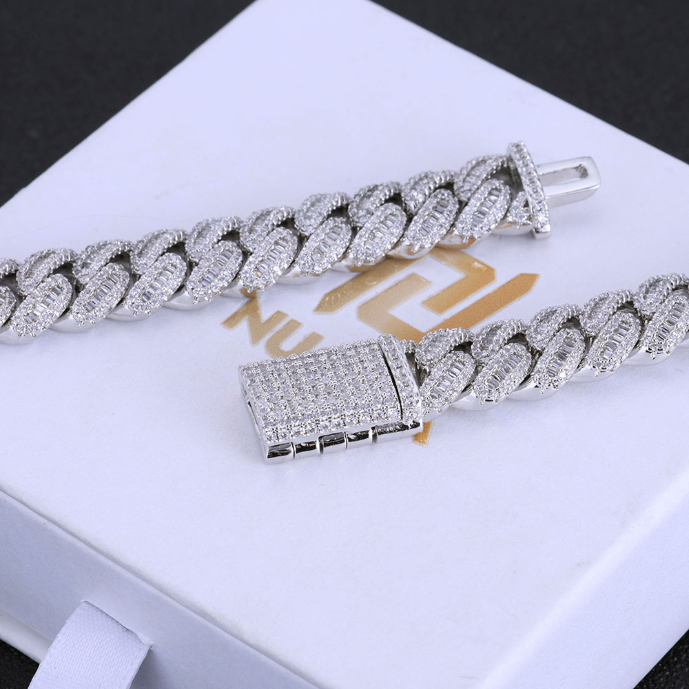 Cuban Link Chain 12Mm - NUOYA Hip Hop Jóias de Alta