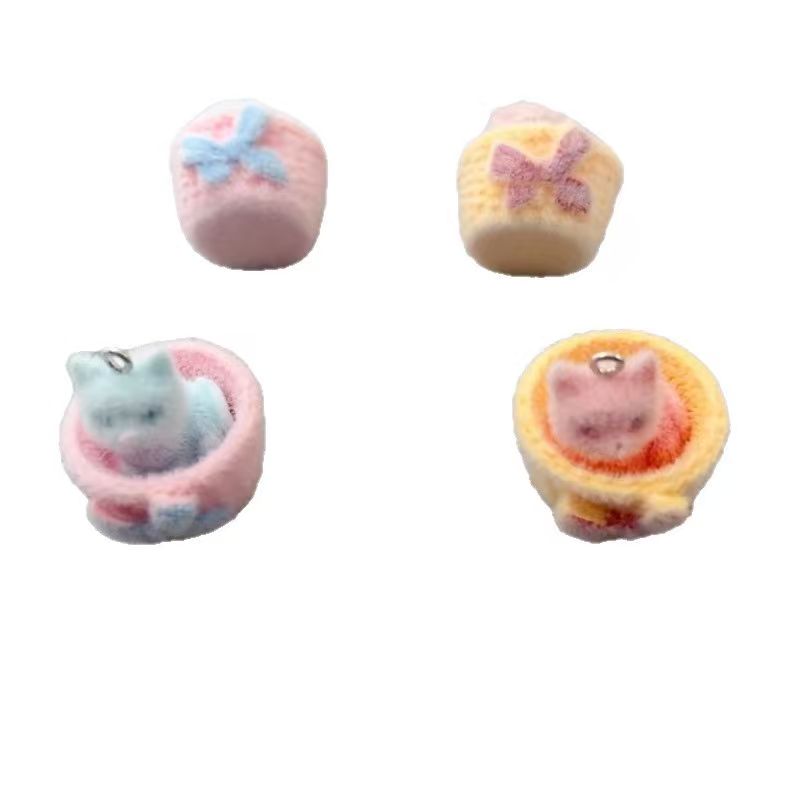 4 peças de pingente de gato em - Earrings avaliação e preço