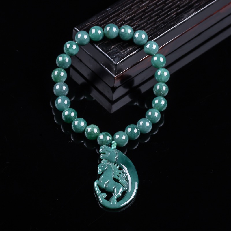 Pulseira de Contas de Jadeíta  - Bracelets avaliação e preço