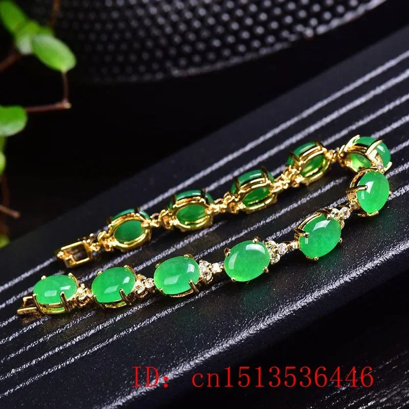 Natural verde jade ágata amor  - Bracelets avaliação e preço
