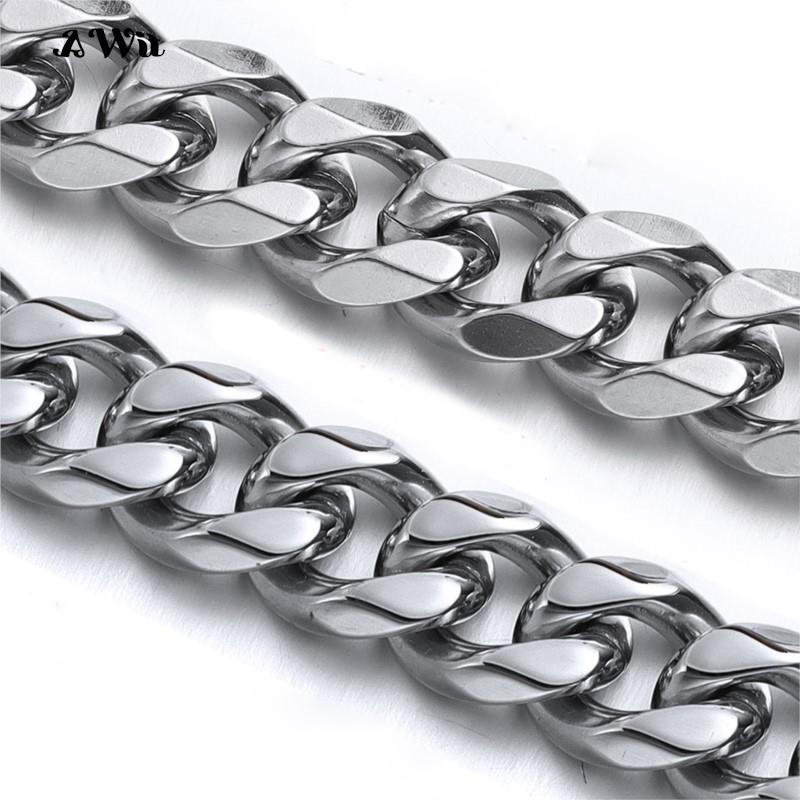 Corrente cubana de aço inoxidá - Cuban Link Chain 12Mm avaliação e preço