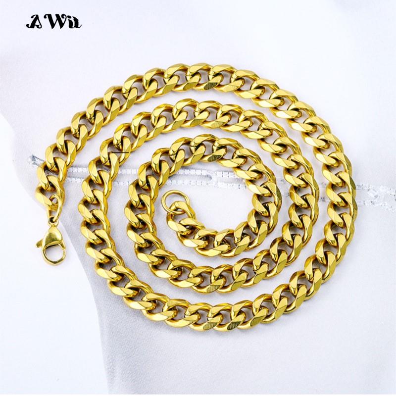 Corrente cubana de aço inoxidá - Cuban Link Chain 12Mm avaliação e preço