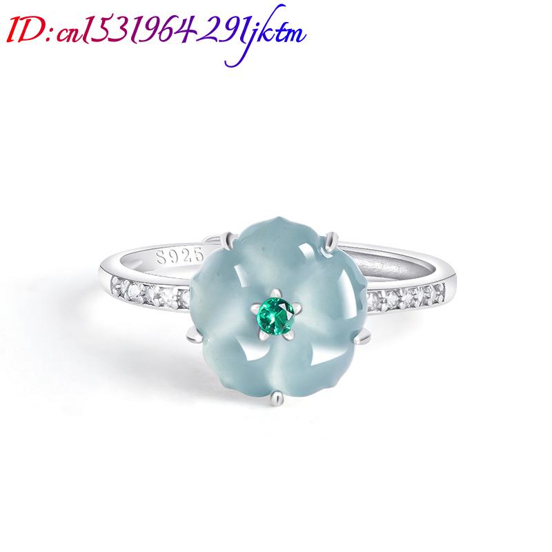 Anéis de Flor de Jadeíta Birma - Rings avaliação e preço