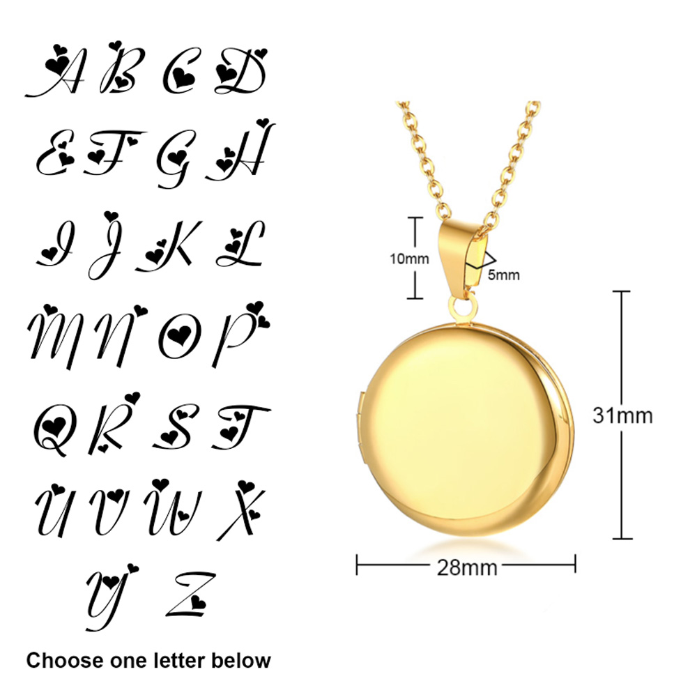 Pingente de medalhão de coraçã - Heart Locket Necklace Photo avaliação e preço