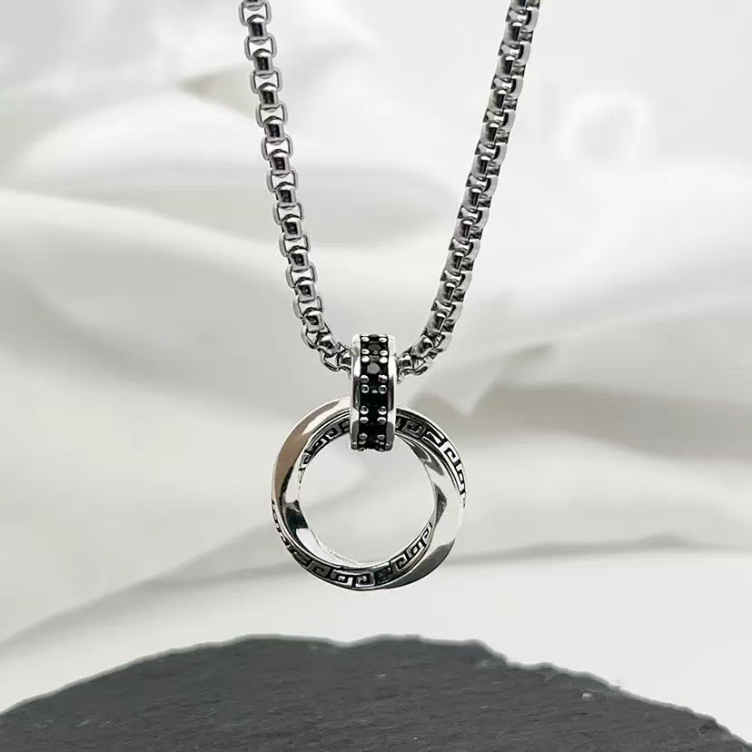 Colar de prata esterlina 925 c - 925 Sterling Silver Chain Necklace Men avaliação e preço