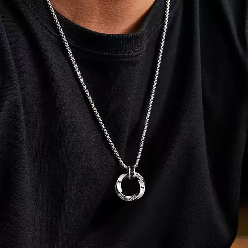 Colar de prata esterlina 925 c - 925 Sterling Silver Chain Necklace Men avaliação e preço