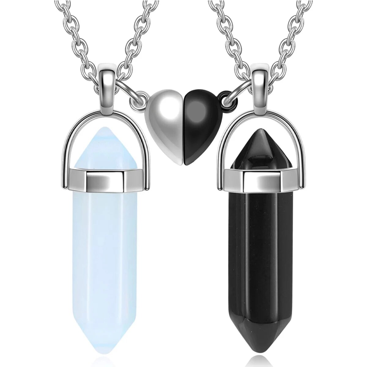Colares de Amizade em Cristal  - Magnetic Couple Matching Necklaces avaliação e preço