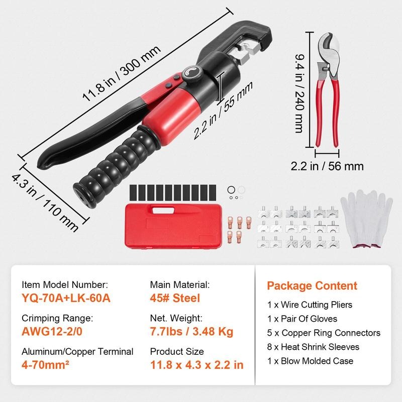 Ferramenta Hidráulica de Crimp - Rings avaliação e preço