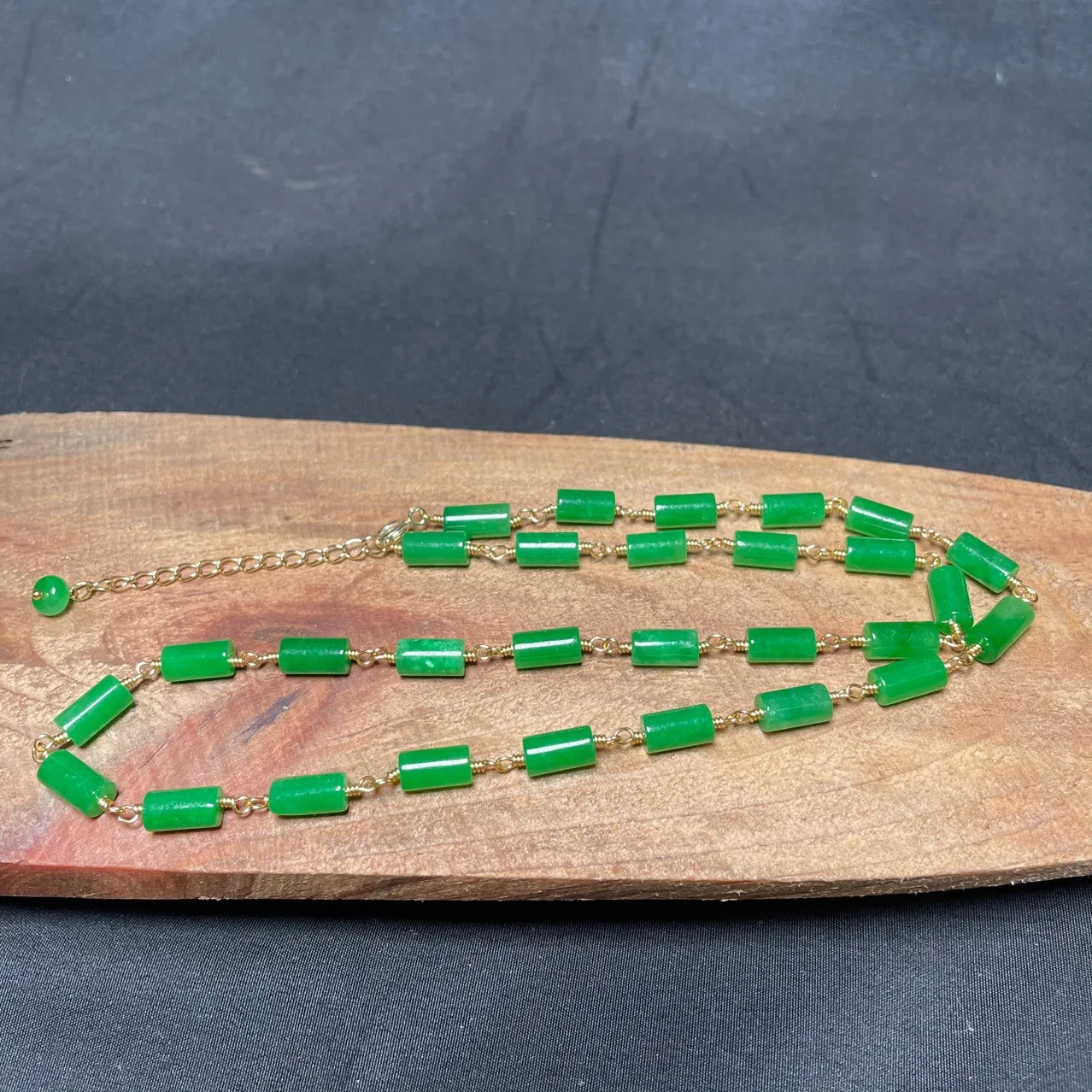 Colar de contas de jade verde  - Necklaces avaliação e preço