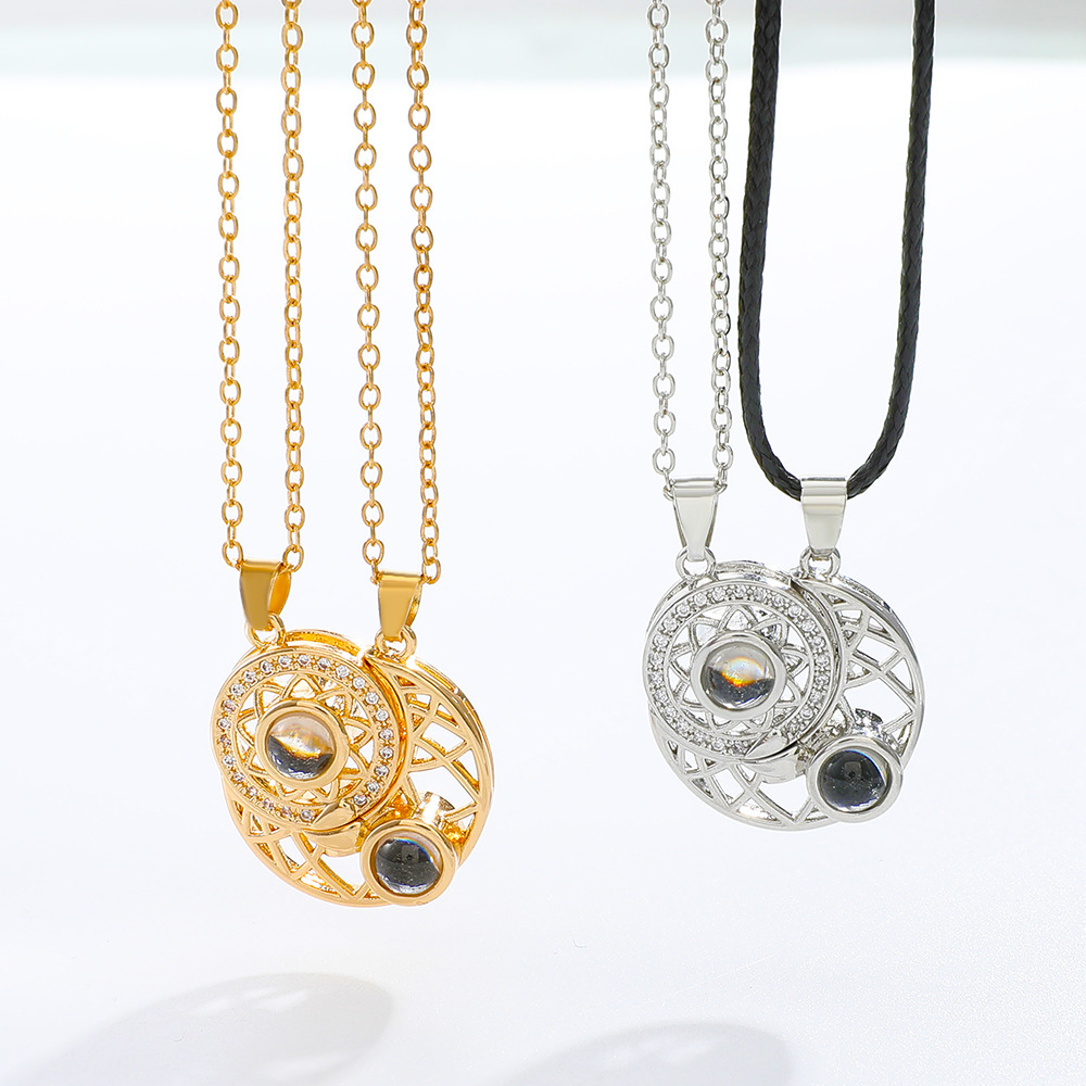 2 pçs casal magnético correspo - Magnetic Couple Matching Necklaces avaliação e preço