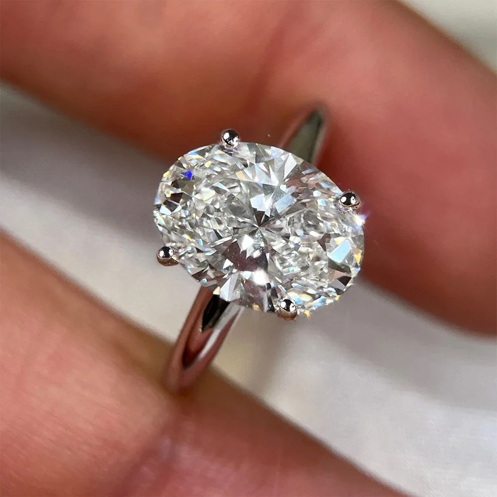 Anéis de noivado de moissanite - Moissanite Engagement Ring 1 Carat avaliação e preço
