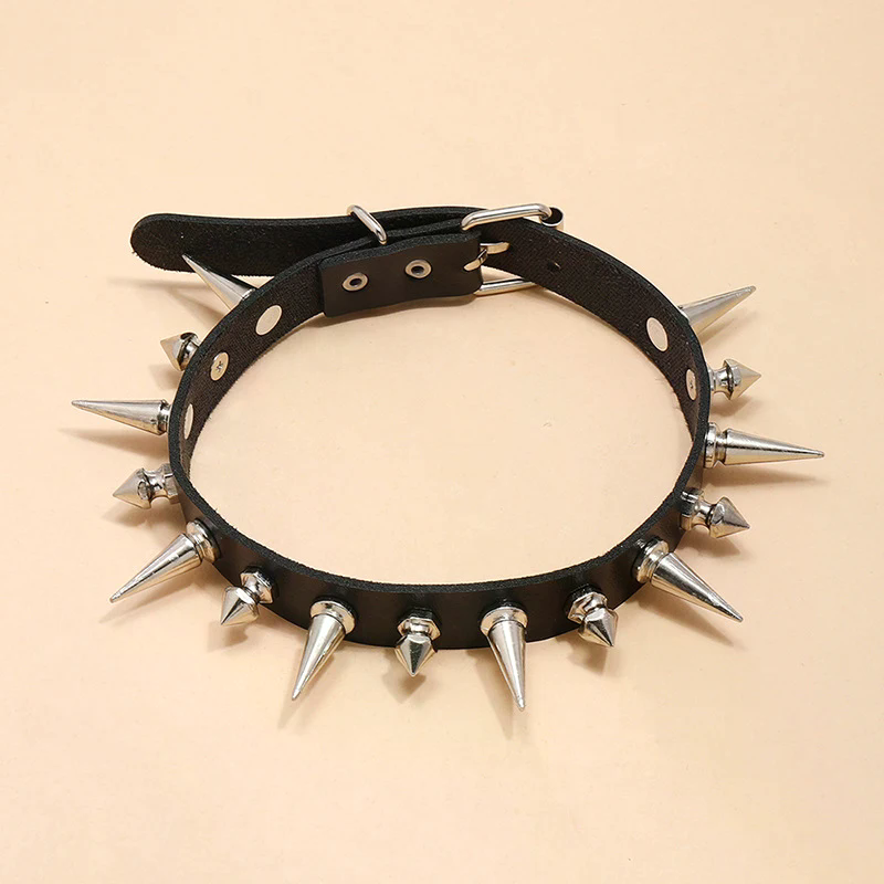 Colar Choker Longo com Espinho - Goth Punk Spike Choker avaliação e preço