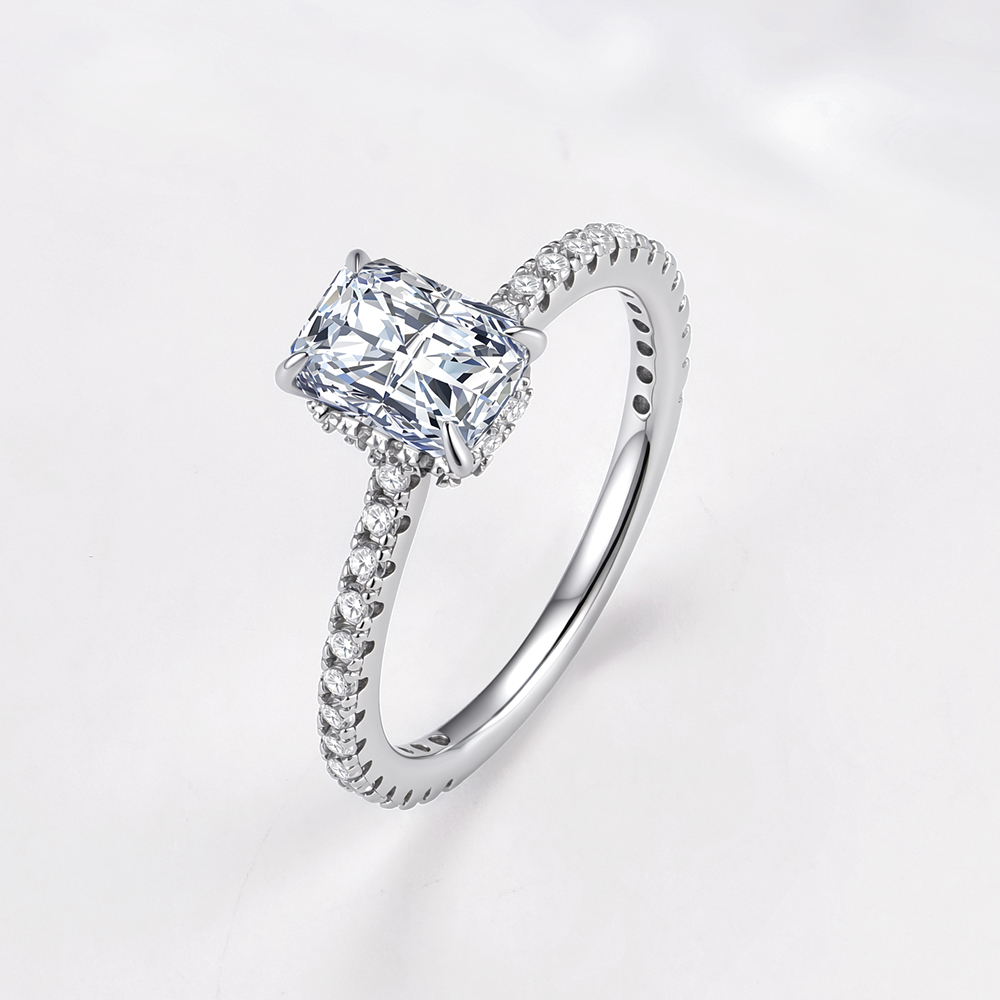 Anel de Noivado e Casamento Fe - Moissanite Engagement Ring 1 Carat avaliação e preço