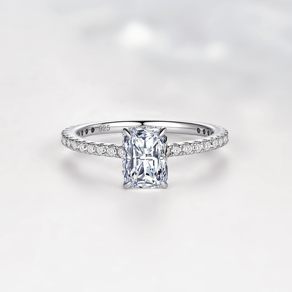 Anel de Noivado e Casamento Fe - Moissanite Engagement Ring 1 Carat avaliação e preço