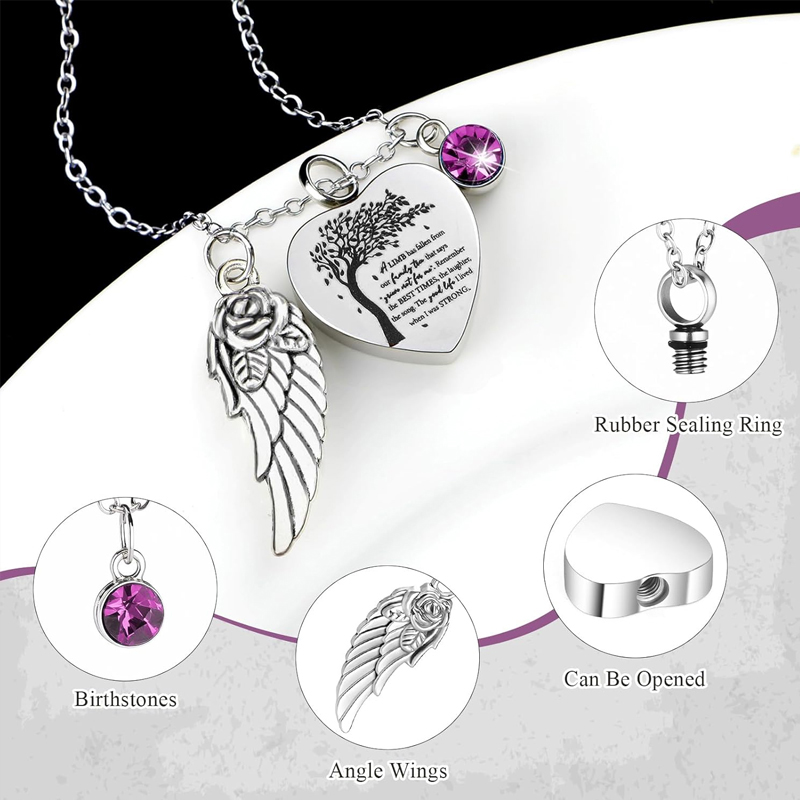 Colar de urna de 3 estilos par - Heart Locket Necklace Photo avaliação e preço