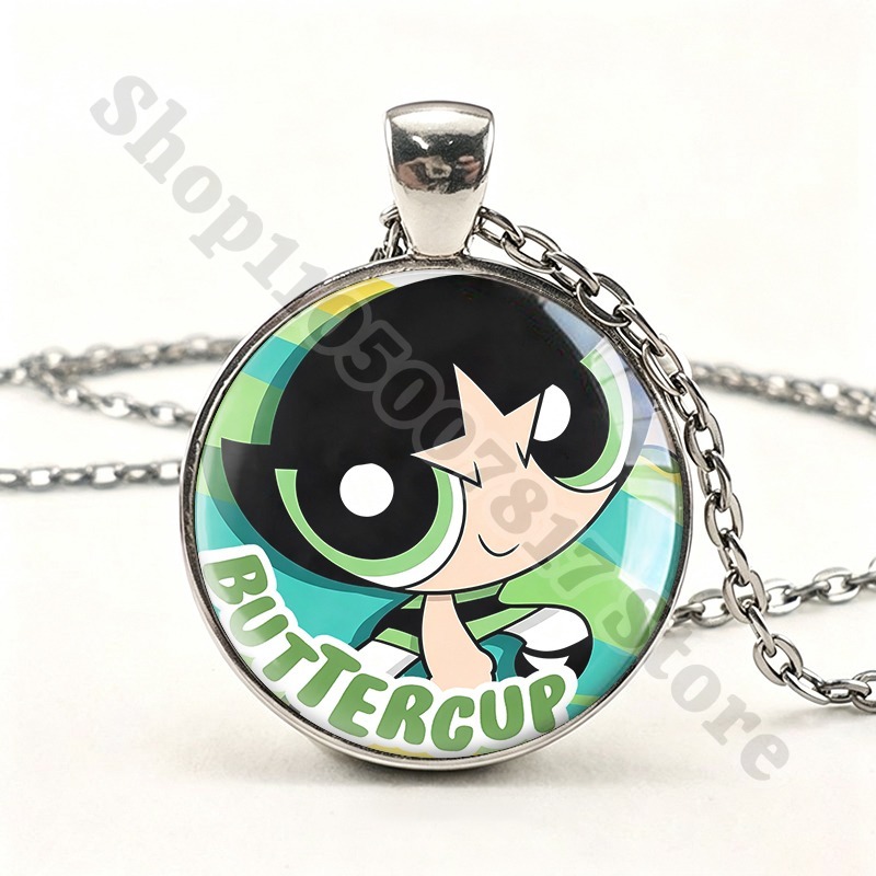 Colar Kawaii das Powerpuff Gir - Anime Pendant Necklace avaliação e preço