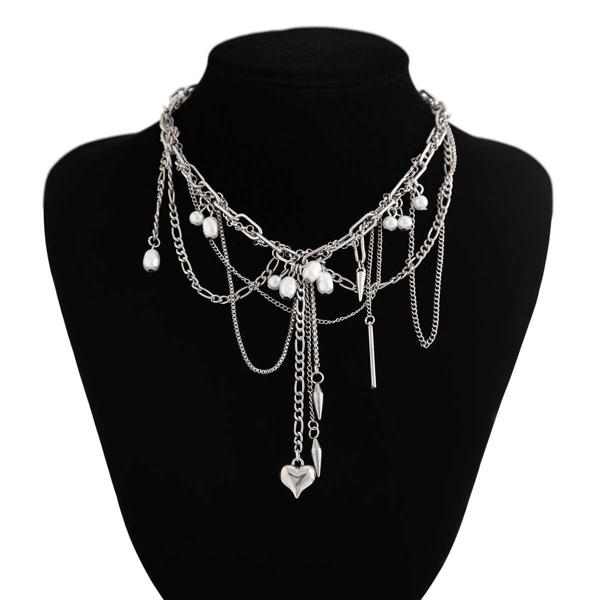 Colares Vintage Irregulares de - Pearl Choker Necklace Vintage avaliação e preço