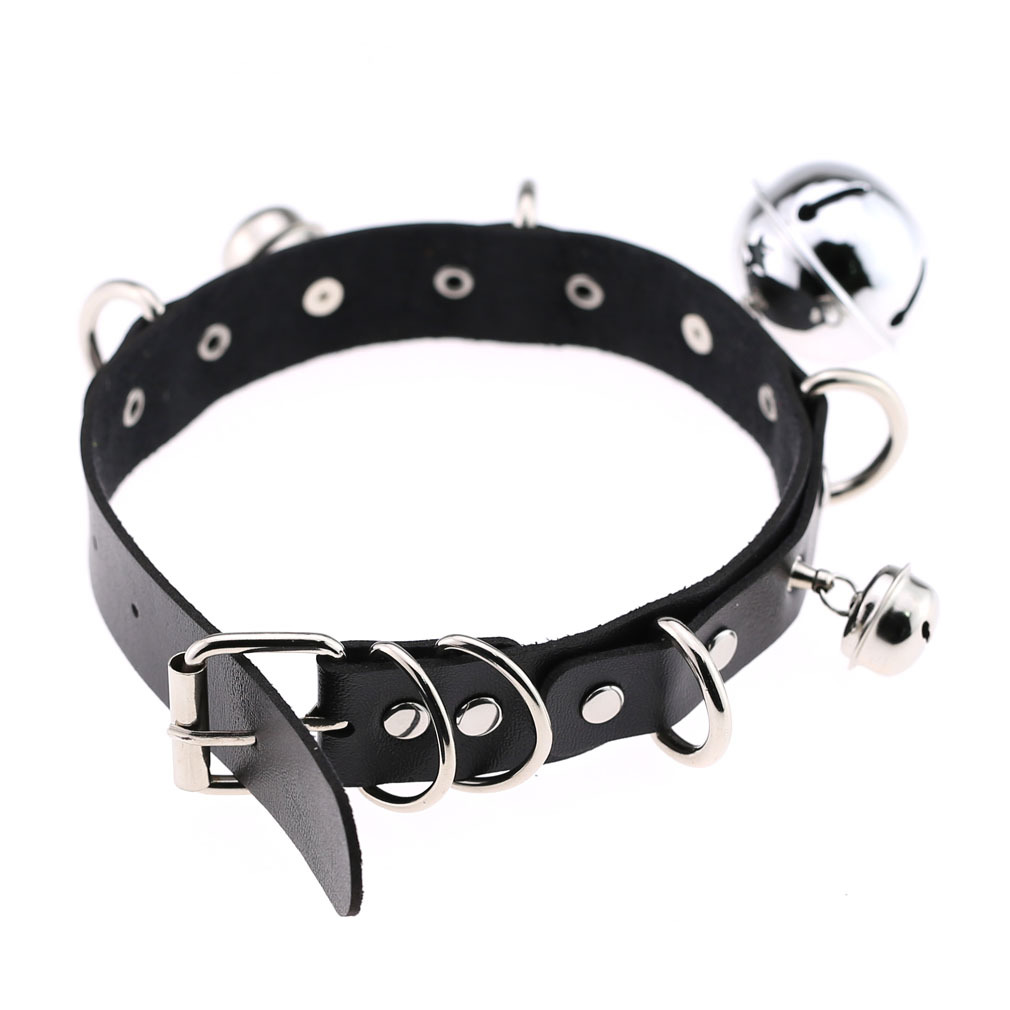 Moda punk pico rebite couro fe - Goth Punk Spike Choker avaliação e preço