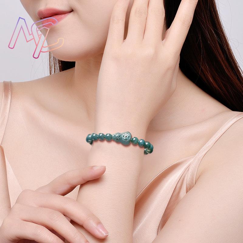 Myanmar jadeite cabaça pulseir - Bracelets avaliação e preço