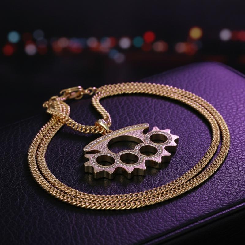 Colar de Pingente de Aço Inoxi - Layered Pendant Necklace Aesthetic avaliação e preço