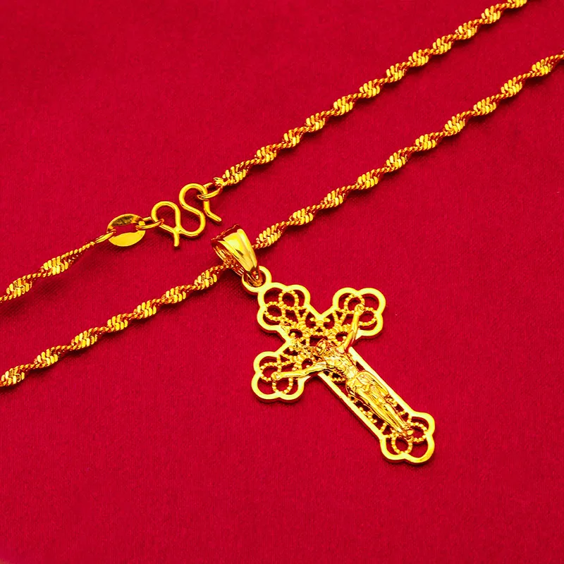 Colar Cruz Dourada Vintage da  - Cross Pendant Necklace Gold avaliação e preço