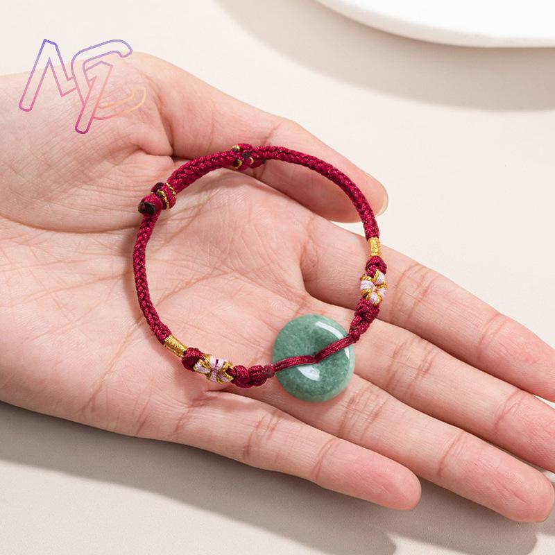 Verde myanmar jadeite donut pu - Bracelets avaliação e preço