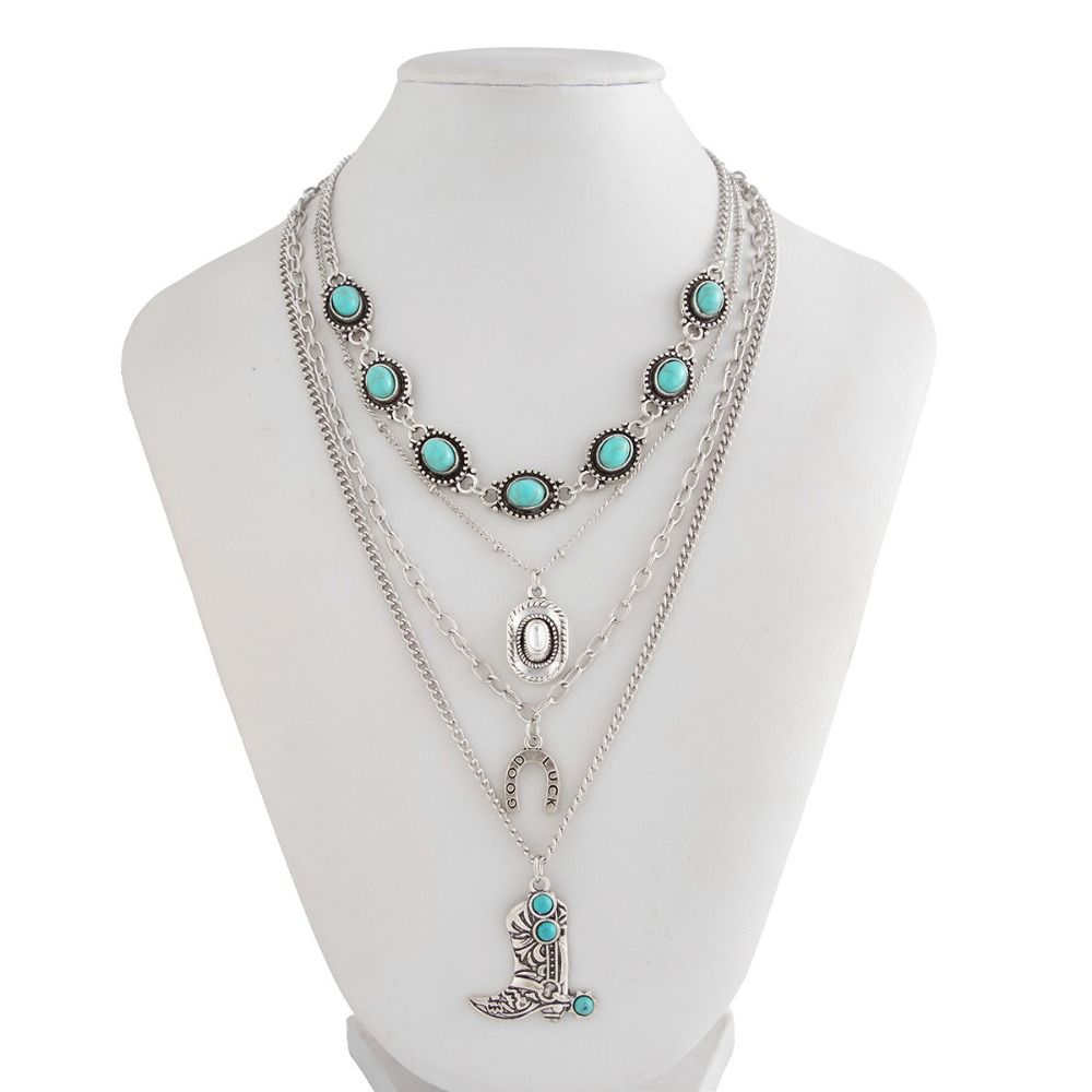 Colar Choker com Pingente de B - Layered Pendant Necklace Aesthetic avaliação e preço