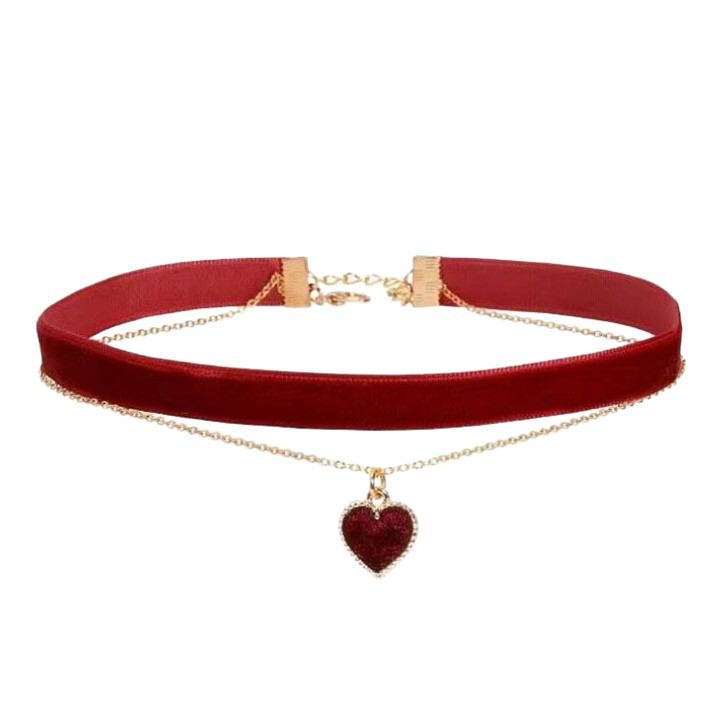 Gargantilha romântica de camad - Layered Pendant Necklace Aesthetic avaliação e preço