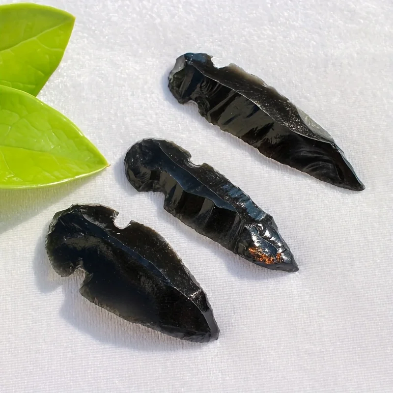 1 pingente de seta de obsidian - Crystal Pendant Necklace Natural Stone avaliação e preço