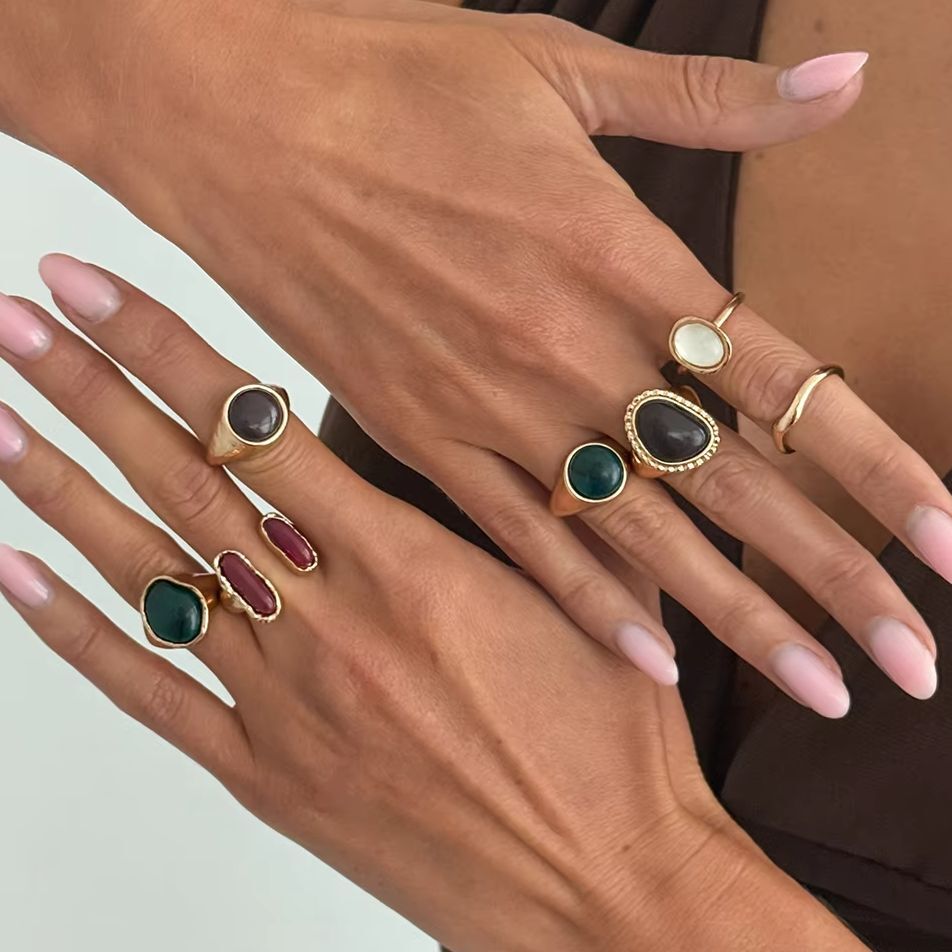 IngeSight.Z Conjunto de 7 Peça - Vintage Punk Knuckle Rings Set avaliação e preço
