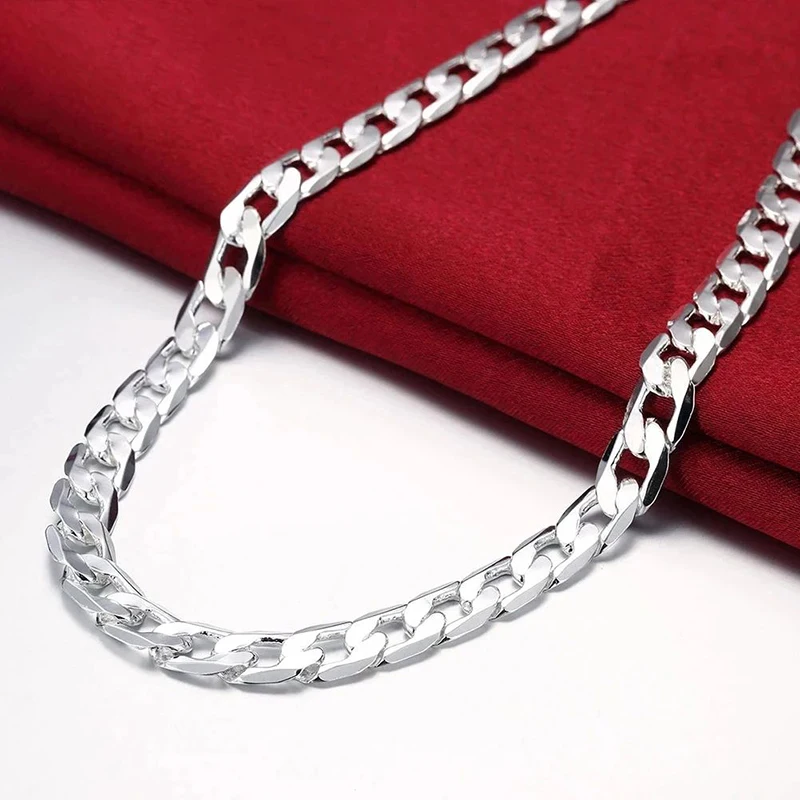 Colar de Prata Esterlina 925 p - Cuban Link Chain 12Mm avaliação e preço