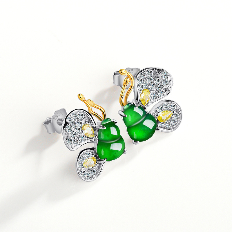 Brincos de Borboleta em Jadeit - Earrings avaliação e preço