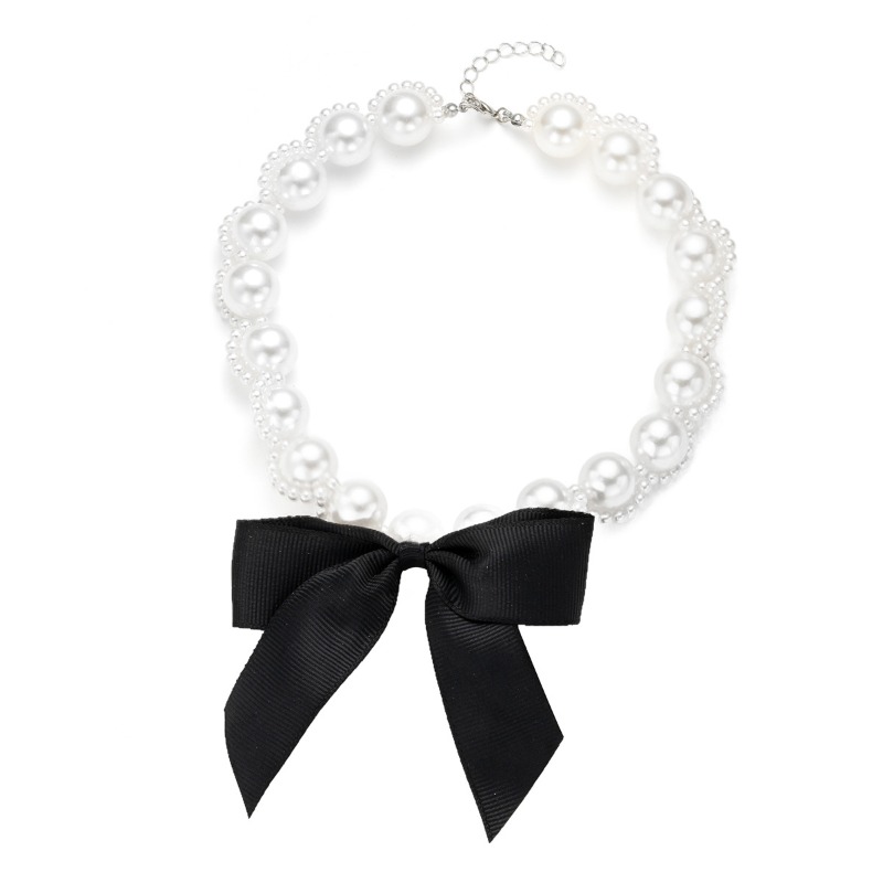 Gargantilha com fita de pérola - Pearl Choker Necklace Vintage avaliação e preço