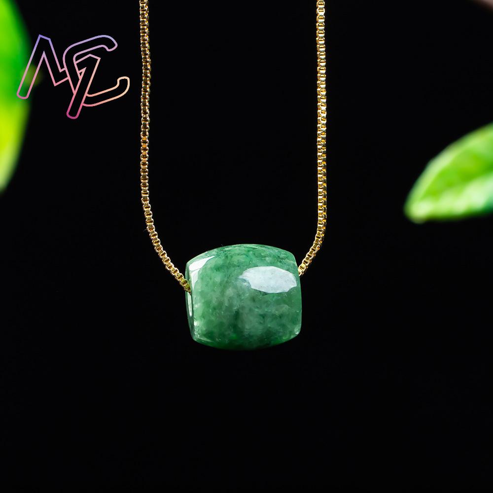 Natural real jade grânulo ping - Necklaces avaliação e preço