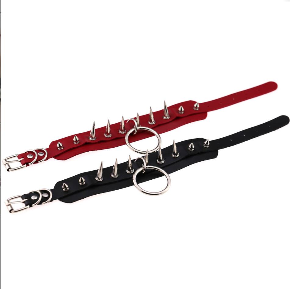 Long Spiked Gargantilha Punk C - Goth Punk Spike Choker avaliação e preço