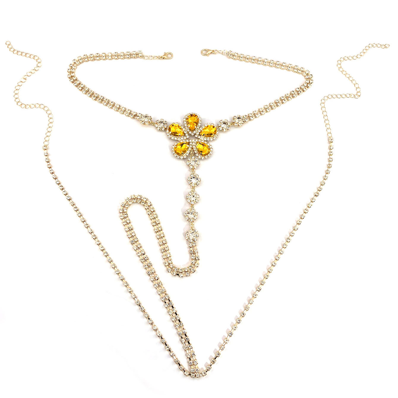 1pc em forma de flor sexy stra - Body Jewelry avaliação e preço