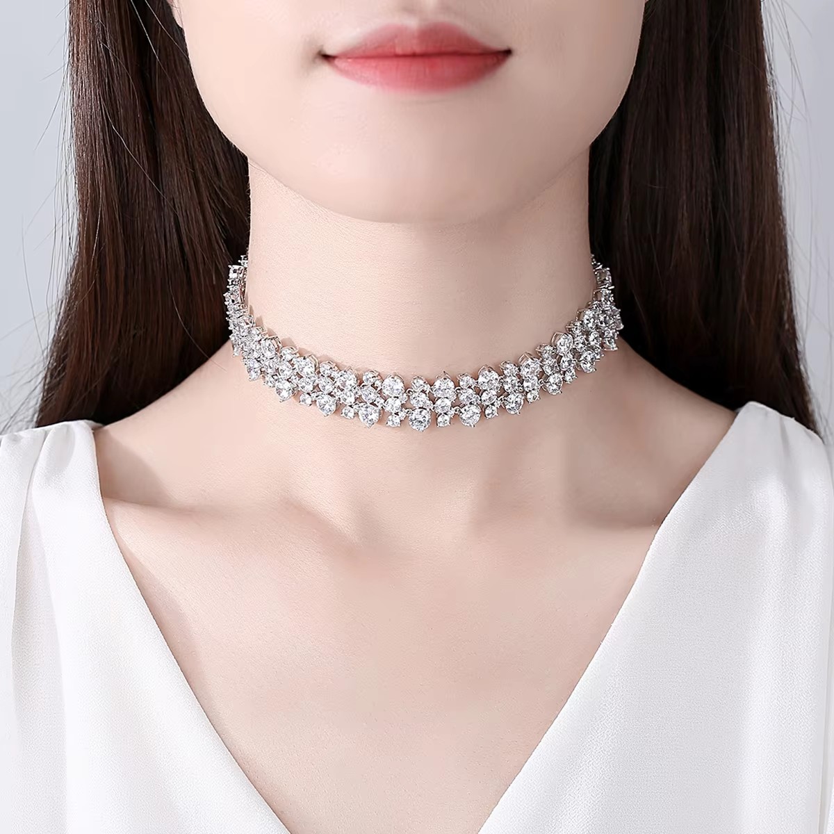 Luoteemi gargantilha de zircôn - Layered Pendant Necklace Aesthetic avaliação e preço