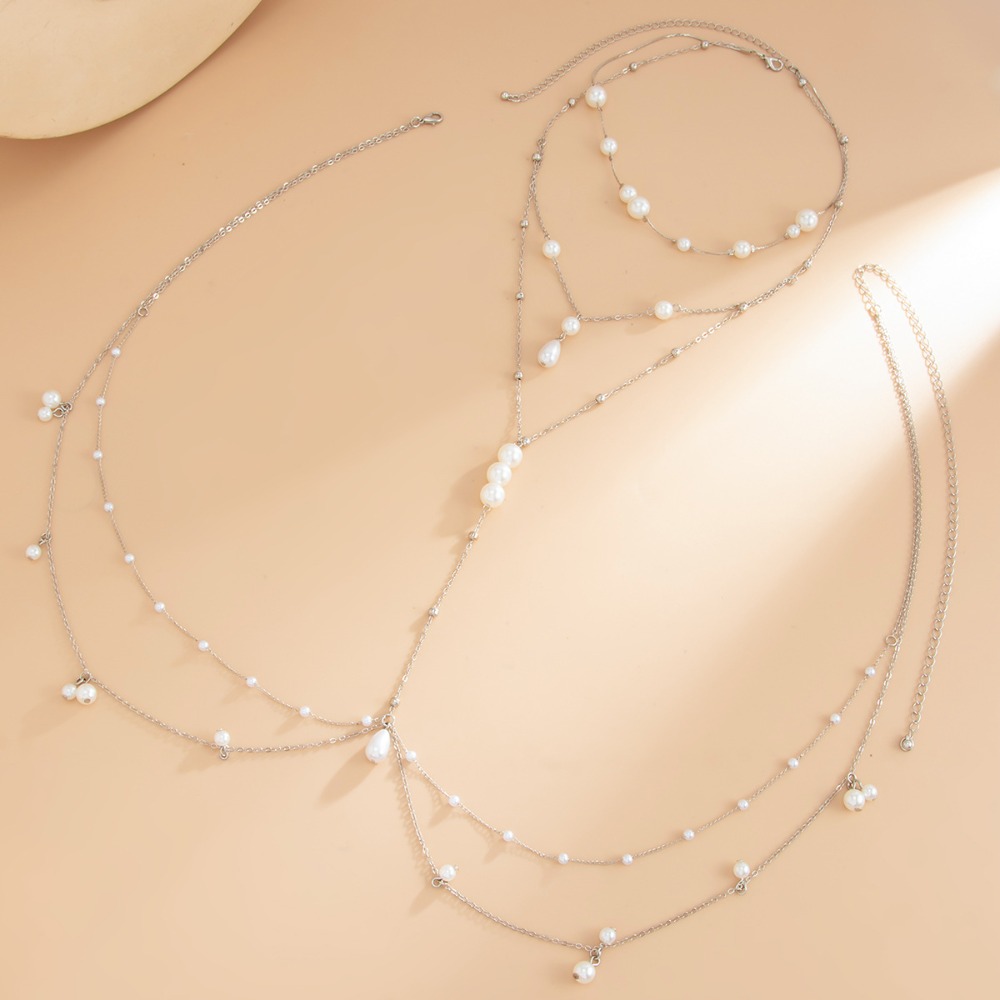 Colar de Pérolas de Imitação M - Body Jewelry avaliação e preço