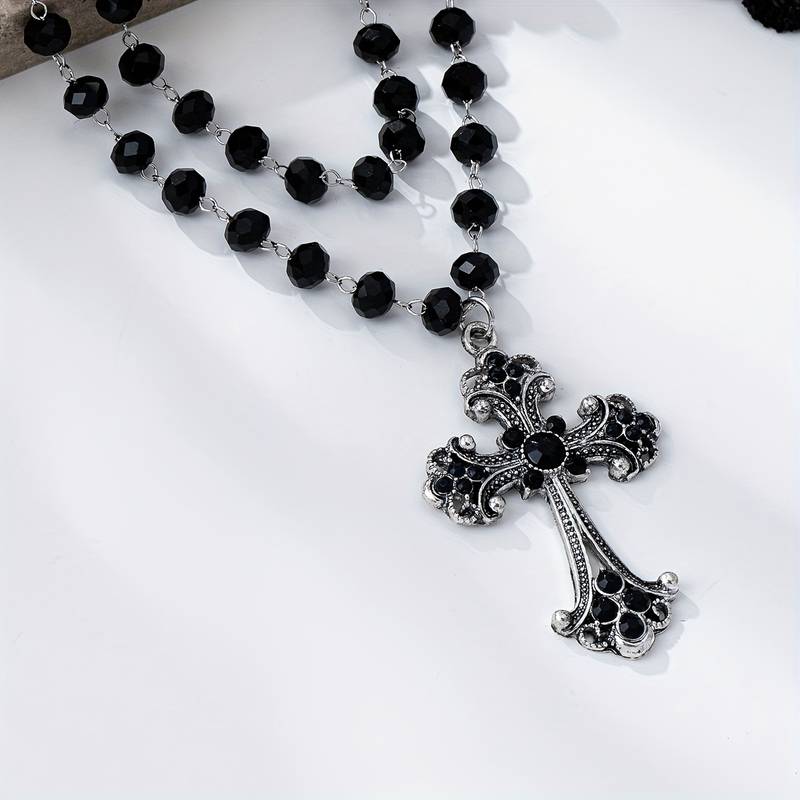 Colar Cruzado em Camadas Estil - Layered Pendant Necklace Aesthetic avaliação e preço