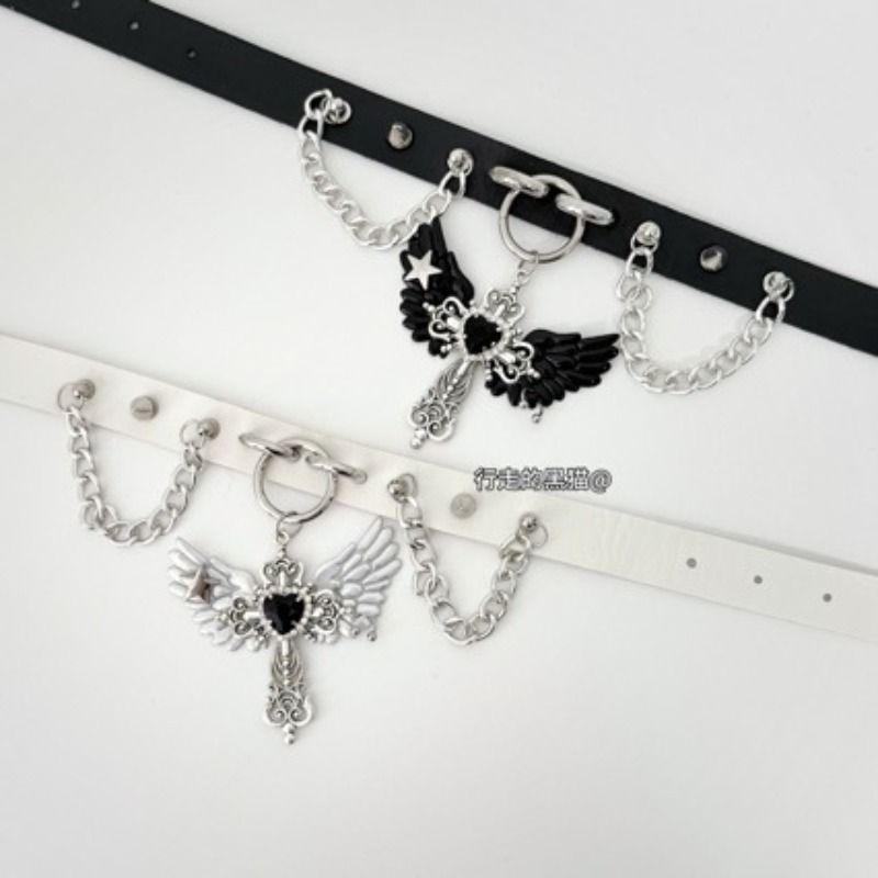 Colar Gótico Y2K Vintage Punk  - Layered Pendant Necklace Aesthetic avaliação e preço