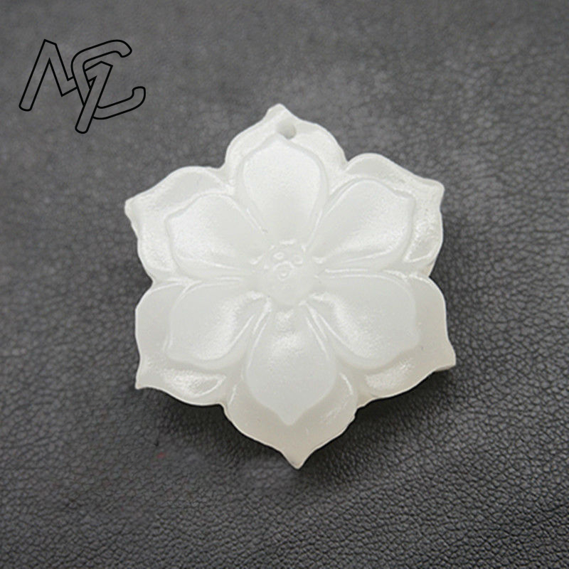 Natural chinês branco jade pen - Necklaces avaliação e preço