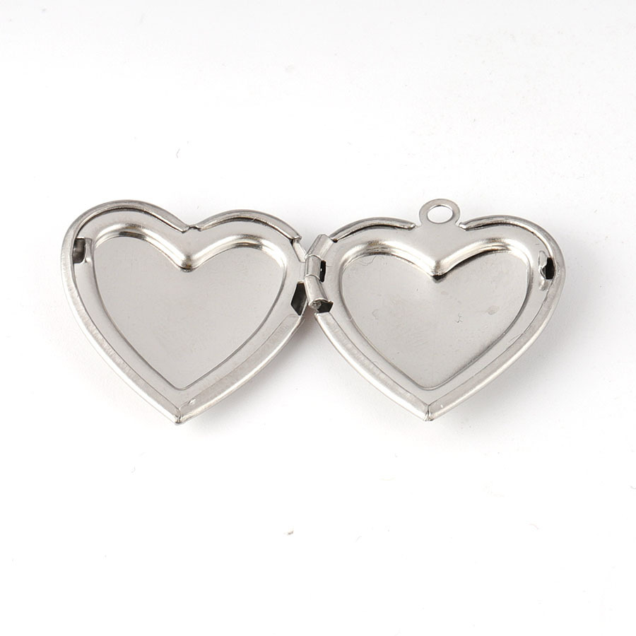 Fnixtar amor coração moldura d - Heart Locket Necklace Photo avaliação e preço