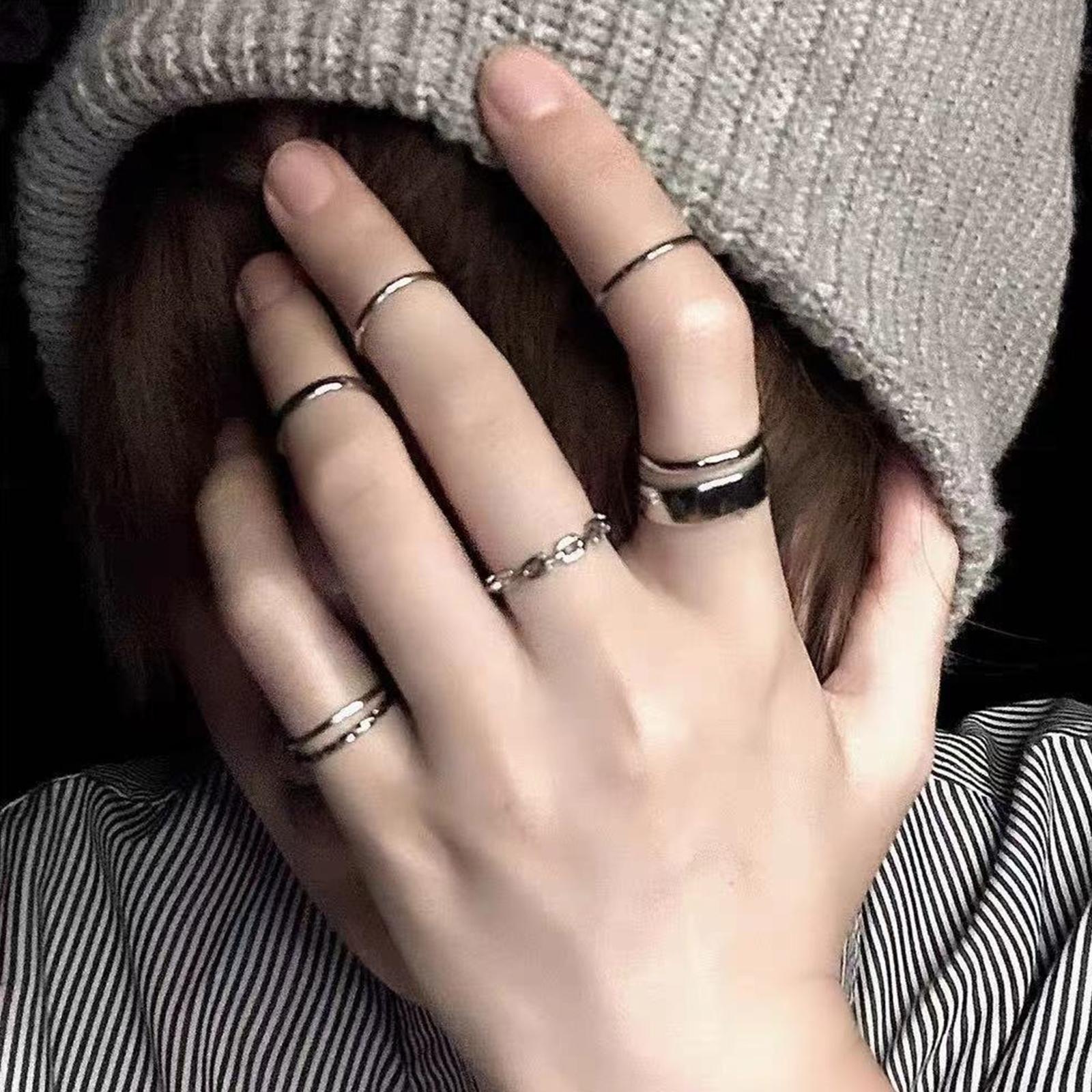 Conjunto de Anéis Hip Hop Femi - Vintage Punk Knuckle Rings Set avaliação e preço